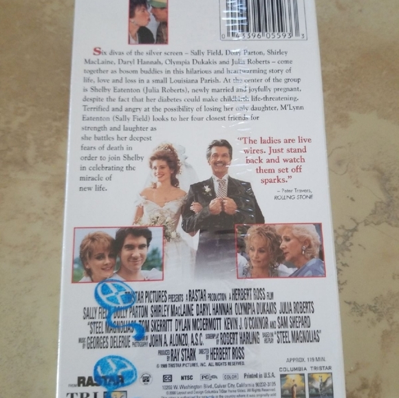 SALE! Vhs Steel Magnolias - Picture 2 of 2